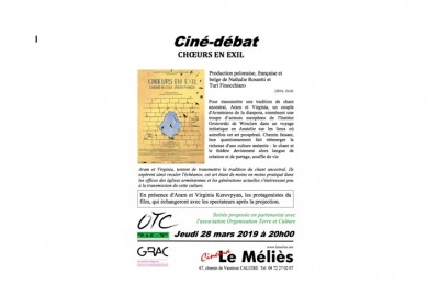 Ciné-débat : CHOEURS EN EXIL